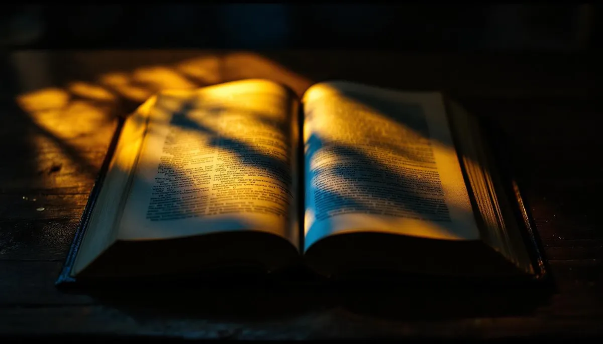 An open book on a dark surface lit by warm gold and cool blue light, representing the decision of whether The Emotion Collector: Awakening is worth reading.